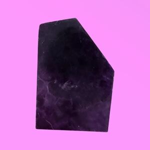 Purple Rainbow Fluorite Crystal Stone Slab